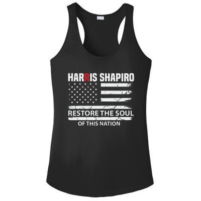 Kamala Harris Josh Shapiro Restore The Soul Of This Nation Ladies PosiCharge Competitor Racerback Tank