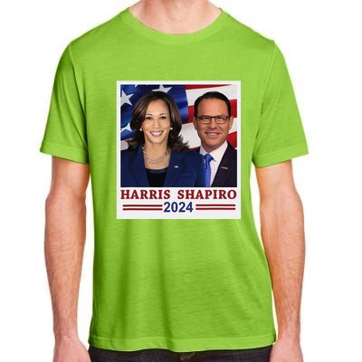 Kamala Harris Josh Shapiro 2024 President Campaign Vp Adult ChromaSoft Performance T-Shirt