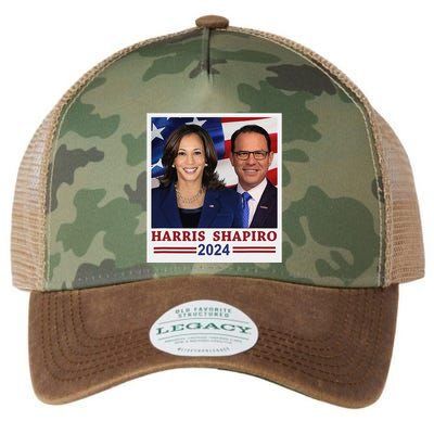 Kamala Harris Josh Shapiro 2024 President Campaign Vp Legacy Tie Dye Trucker Hat