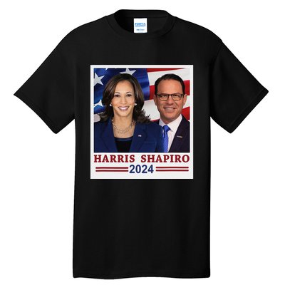 Kamala Harris Josh Shapiro 2024 President Campaign Vp Tall T-Shirt