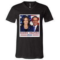 Kamala Harris Josh Shapiro 2024 President Campaign Vp V-Neck T-Shirt