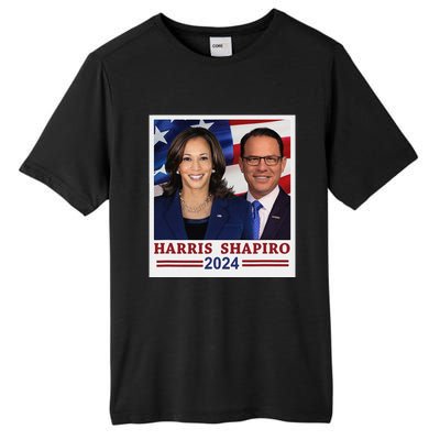 Kamala Harris Josh Shapiro 2024 President Campaign Vp Tall Fusion ChromaSoft Performance T-Shirt