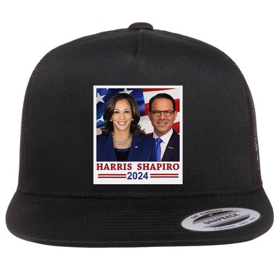 Kamala Harris Josh Shapiro 2024 President Campaign Vp Flatbill Hat