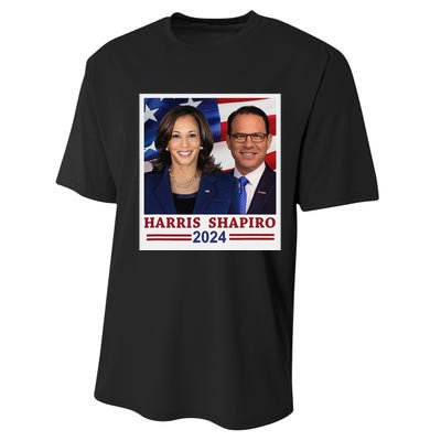 Kamala Harris Josh Shapiro 2024 President Campaign Vp Performance Sprint T-Shirt