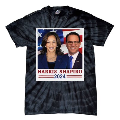 Kamala Harris Josh Shapiro 2024 President Campaign Vp Tie-Dye T-Shirt