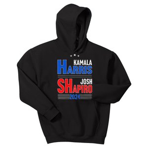 Kamala Harris Josh Shapiro 2024 Funny Harris Shapiro 24 Premium Kids Hoodie