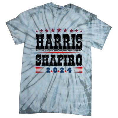 Kamala Harris Josh Shapiro Png Svg Kamala Png Kamala Svg Kamala Harris Presi Tie-Dye T-Shirt