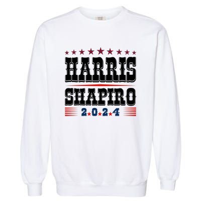 Kamala Harris Josh Shapiro Png Svg Kamala Png Kamala Svg Kamala Harris Presi Garment-Dyed Sweatshirt