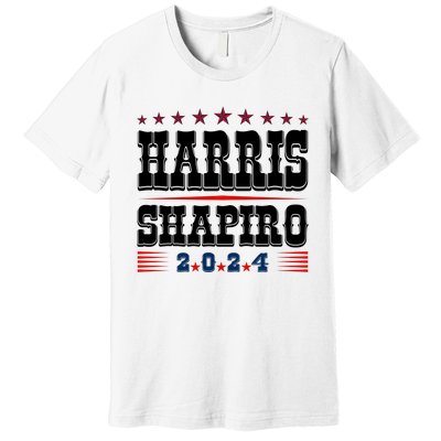 Kamala Harris Josh Shapiro Png Svg Kamala Png Kamala Svg Kamala Harris Presi Premium T-Shirt