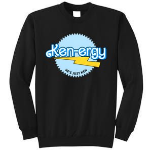 Kenergy Hes Just Ken Inspired By Barb!e Movie Kenergy Bar Bie Tall Sweatshirt