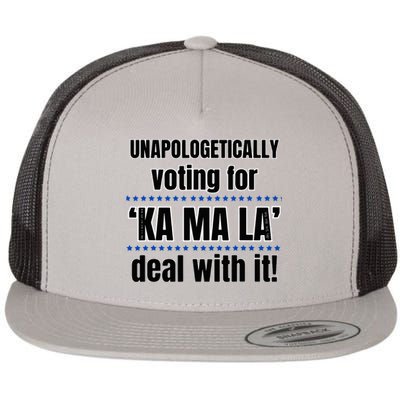 Kamala Harris Flat Bill Trucker Hat