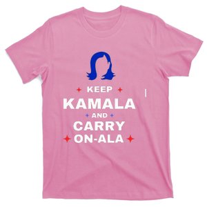 Kamala Harris Keep Kamala And Carry Onala Democrat Liberal T-Shirt