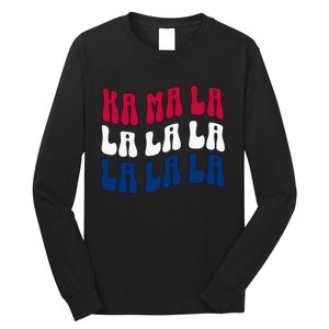 Kamala Harris Ka Ma La La La Christmas Carol Xmas President Long Sleeve Shirt