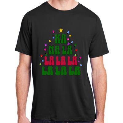 Kamala Harris Ka Ma La La La Christmas Tree Xmas Carol Adult ChromaSoft Performance T-Shirt