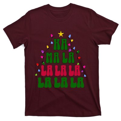 Kamala Harris Ka Ma La La La Christmas Tree Xmas Carol T-Shirt