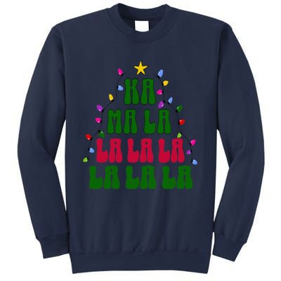 Kamala Harris Ka Ma La La La Christmas Tree Xmas Carol Sweatshirt