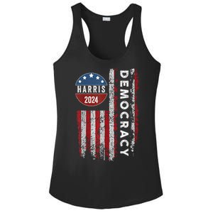 Kamala Harris Kamala 2024 Us Flag Democratic President Ladies PosiCharge Competitor Racerback Tank