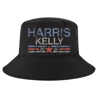 Kamala Harris Kelly 2024 Retro Grunge Harris Kelly 2024 Cool Comfort Performance Bucket Hat