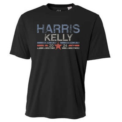 Kamala Harris Kelly 2024 Retro Grunge Harris Kelly 2024 Cooling Performance Crew T-Shirt