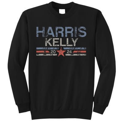 Kamala Harris Kelly 2024 Retro Grunge Harris Kelly 2024 Sweatshirt