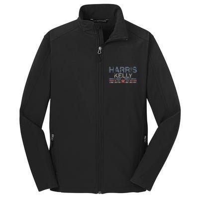 Kamala Harris Kelly 2024 Retro Grunge Harris Kelly 2024 Core Soft Shell Jacket