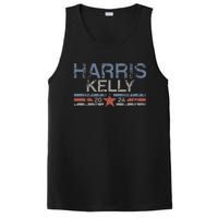 Kamala Harris Kelly 2024 Retro Grunge Harris Kelly 2024 PosiCharge Competitor Tank