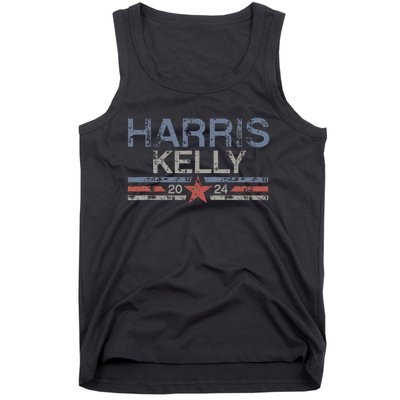 Kamala Harris Kelly 2024 Retro Grunge Harris Kelly 2024 Tank Top