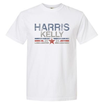 Kamala Harris Kelly 2024 Retro Grunge Harris Kelly 2024 Garment-Dyed Heavyweight T-Shirt