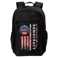 Kamala Harris Kamala 2024 Us Flag Democratic President Daily Commute Backpack