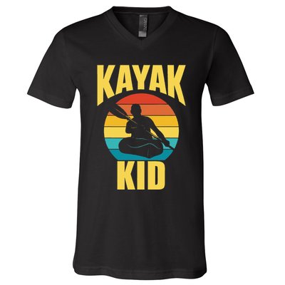 Kayak Hobby Kayakist Kayaking Kayaks V-Neck T-Shirt