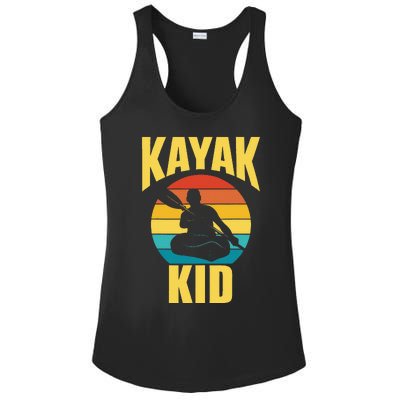 Kayak Hobby Kayakist Kayaking Kayaks Ladies PosiCharge Competitor Racerback Tank