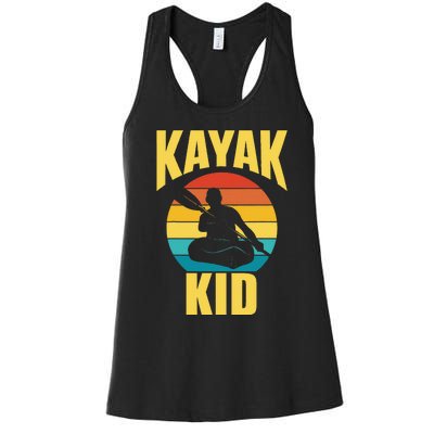 Kayak Hobby Kayakist Kayaking Kayaks Women's Racerback Tank