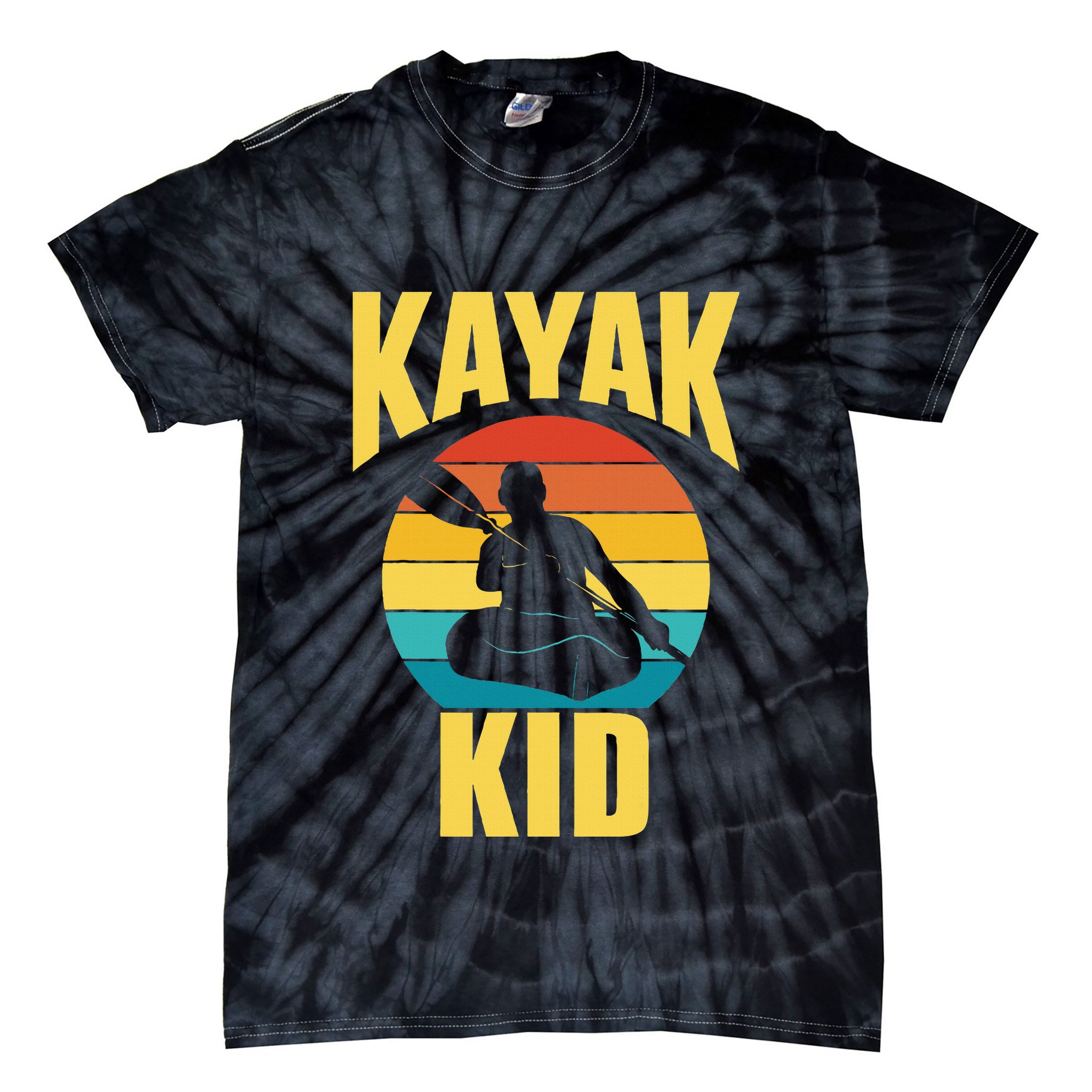 Kayak Hobby Kayakist Kayaking Kayaks Tie-Dye T-Shirt