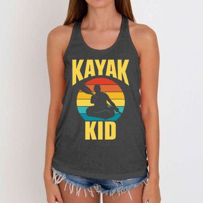 Kayak Hobby Kayakist Kayaking Kayaks Women's Knotted Racerback Tank