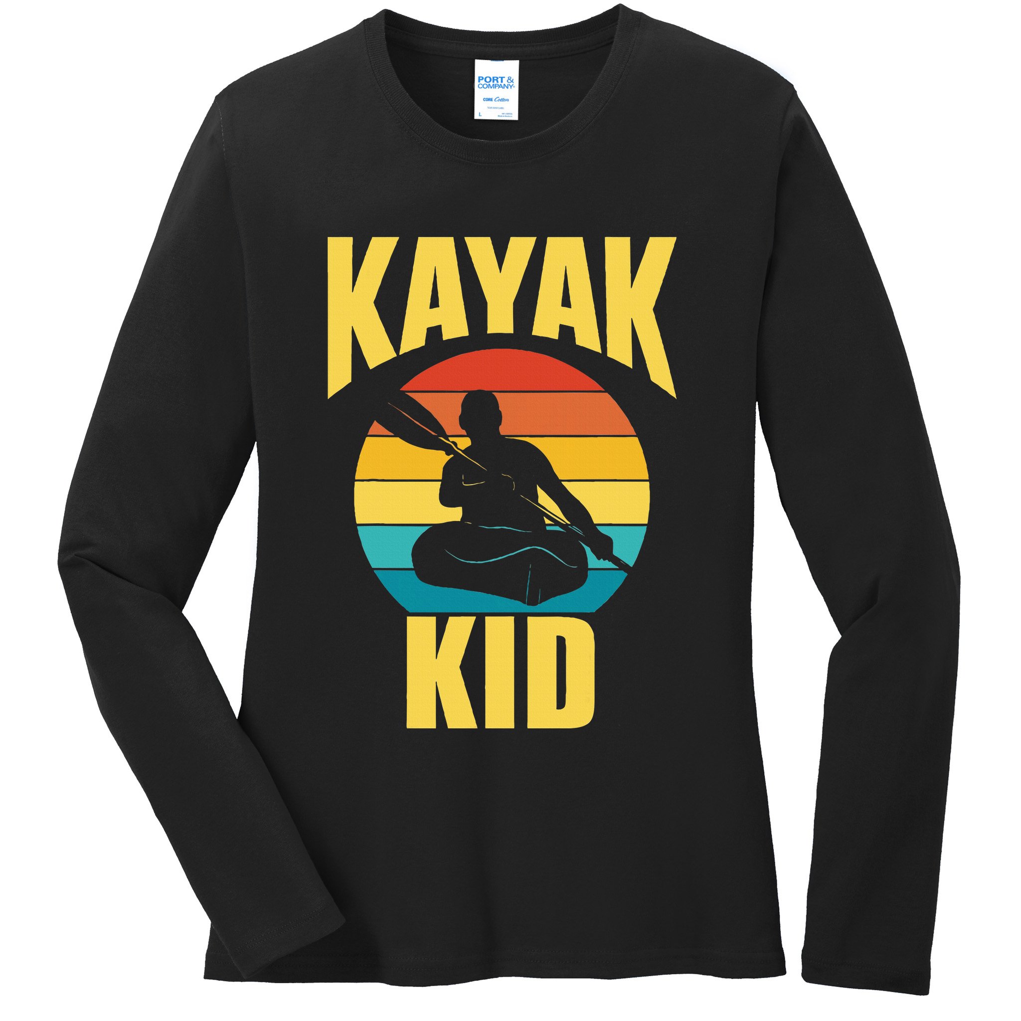 Kayak Hobby Kayakist Kayaking Kayaks Ladies Long Sleeve Shirt