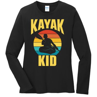 Kayak Hobby Kayakist Kayaking Kayaks Ladies Long Sleeve Shirt