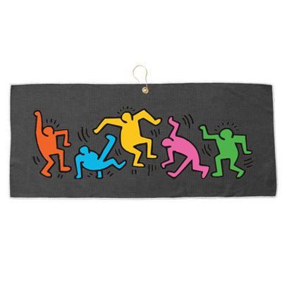 Keith Haring Large Microfiber Waffle Golf Towel