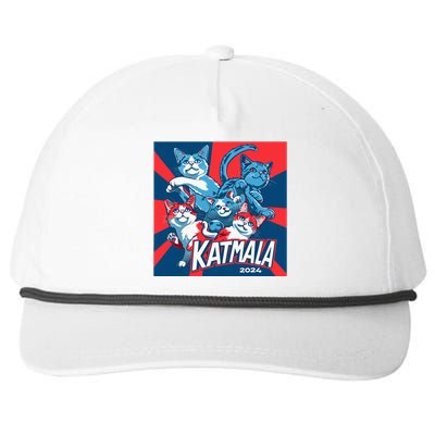 Kamala Harris Katmala Election Sneakers President Cat Lady Snapback Five-Panel Rope Hat