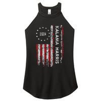 Kamala Harris Kamala 2024 Us Flag Democratic President Women's Perfect Tri Rocker Tank