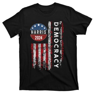 Kamala Harris Kamala 2024 Us Flag Democratic President T-Shirt