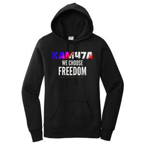 Kamala Harris Kelly Yes We Kam 2024 Election Women's Pullover Hoodie