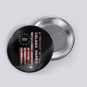 Kamala Harris Kamala 2024 Us Flag Democratic President Button