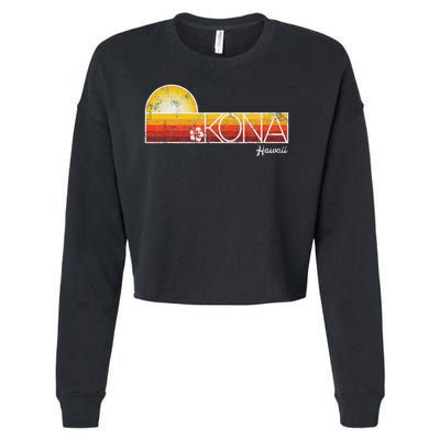 Kona Hawaii Cropped Pullover Crew
