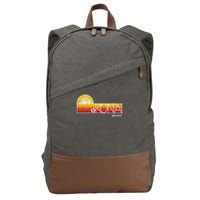 Kona Hawaii Cotton Canvas Backpack