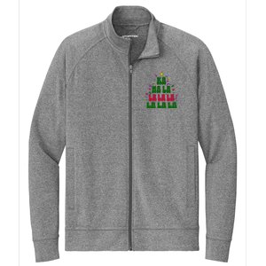 Kamala Harris Ka Ma La La La Christmas Tree Xmas Carol Stretch Full-Zip Cadet Jacket