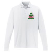 Kamala Harris Ka Ma La La La Christmas Tree Xmas Carol Performance Long Sleeve Polo