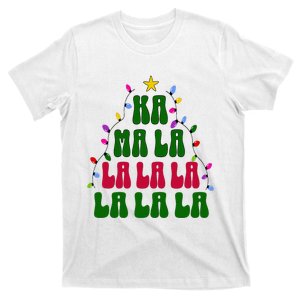 Kamala Harris Ka Ma La La La Christmas Tree Xmas Carol T-Shirt