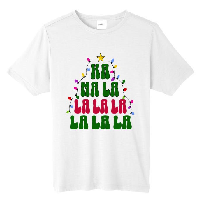 Kamala Harris Ka Ma La La La Christmas Tree Xmas Carol Tall Fusion ChromaSoft Performance T-Shirt