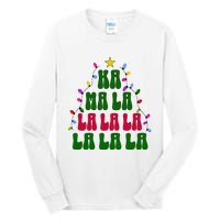 Kamala Harris Ka Ma La La La Christmas Tree Xmas Carol Tall Long Sleeve T-Shirt