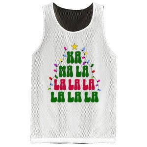 Kamala Harris Ka Ma La La La Christmas Tree Xmas Carol Mesh Reversible Basketball Jersey Tank